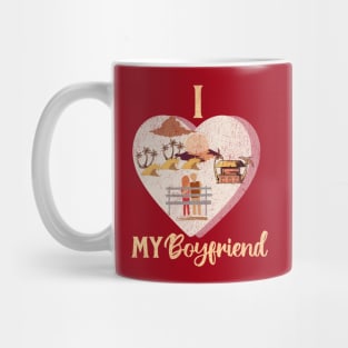 I love my boyfriend, my partner Mug